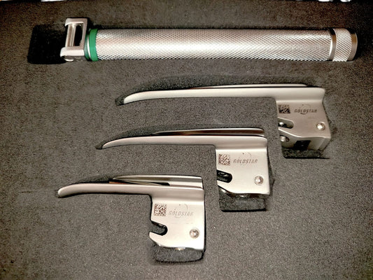 JUEGO DE PALAS DE LARINGOSCOPIO MILLER NEONATAL