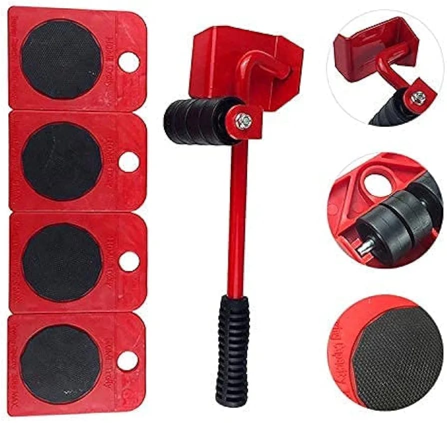 KIT ELEVADOR Y DESLIZADORES PARA MUEBLES