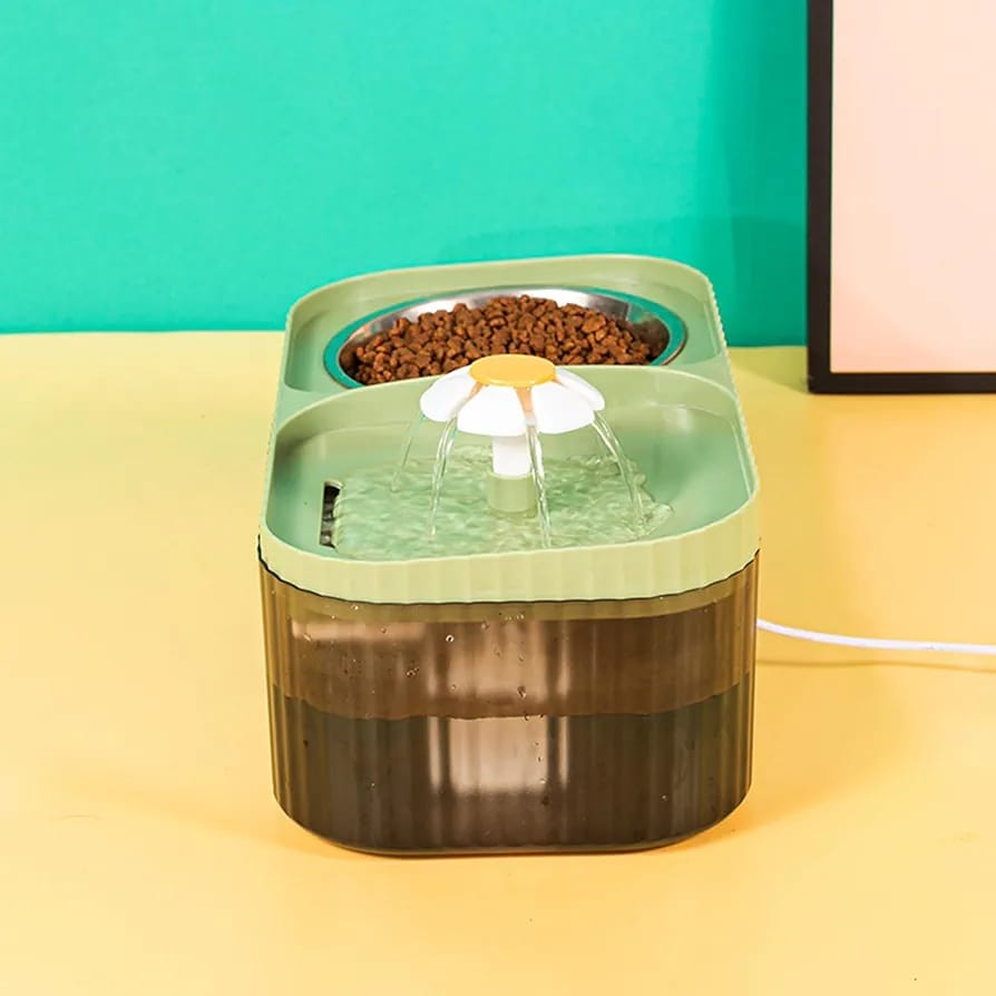 BEBEDERO DE MASCOTA CON DISPENSADOR