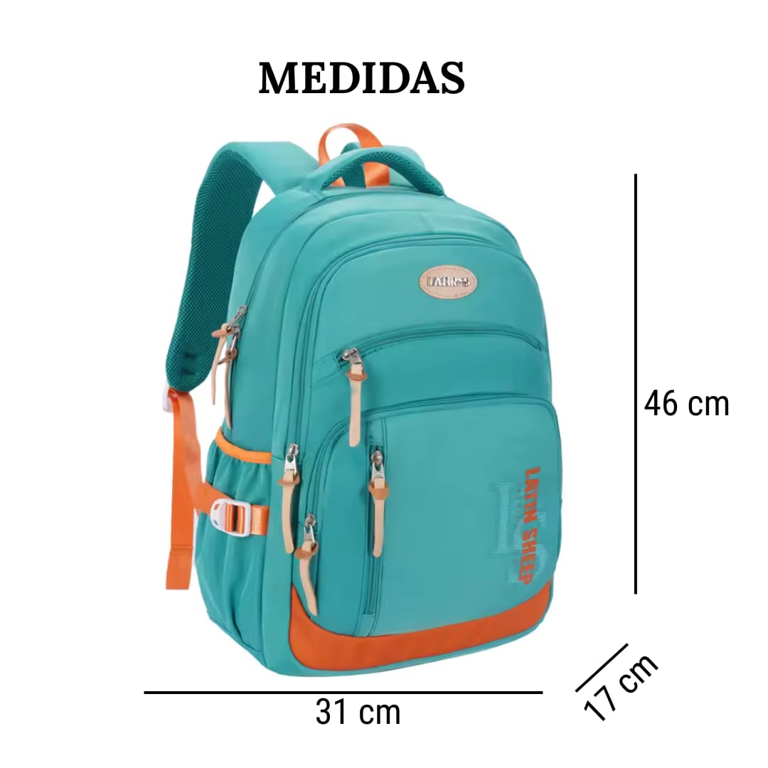 MOCHILA VERDE ESMERALDA