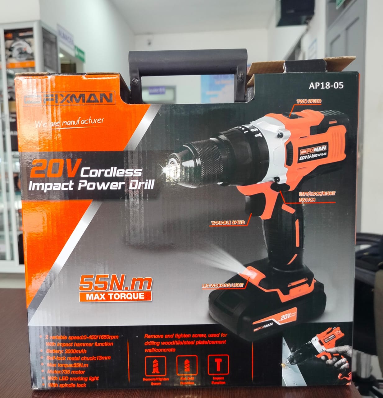 TALADRO INALAMBRICO DE 20 V