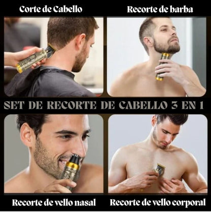 KIT DE CORTAPELOS 3 EN 1