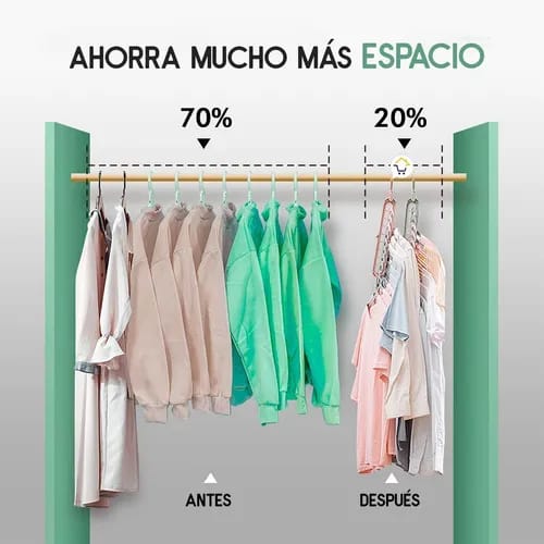 COLGADOR DE ROPA PLEGABLE 9 EN 1