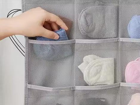 ORGANIZADOR COLGANTE DE ROPA INTERIOR Y ACCESORIOS