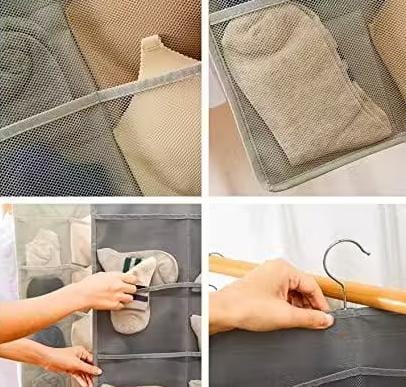 ORGANIZADOR COLGANTE DE ROPA INTERIOR Y ACCESORIOS