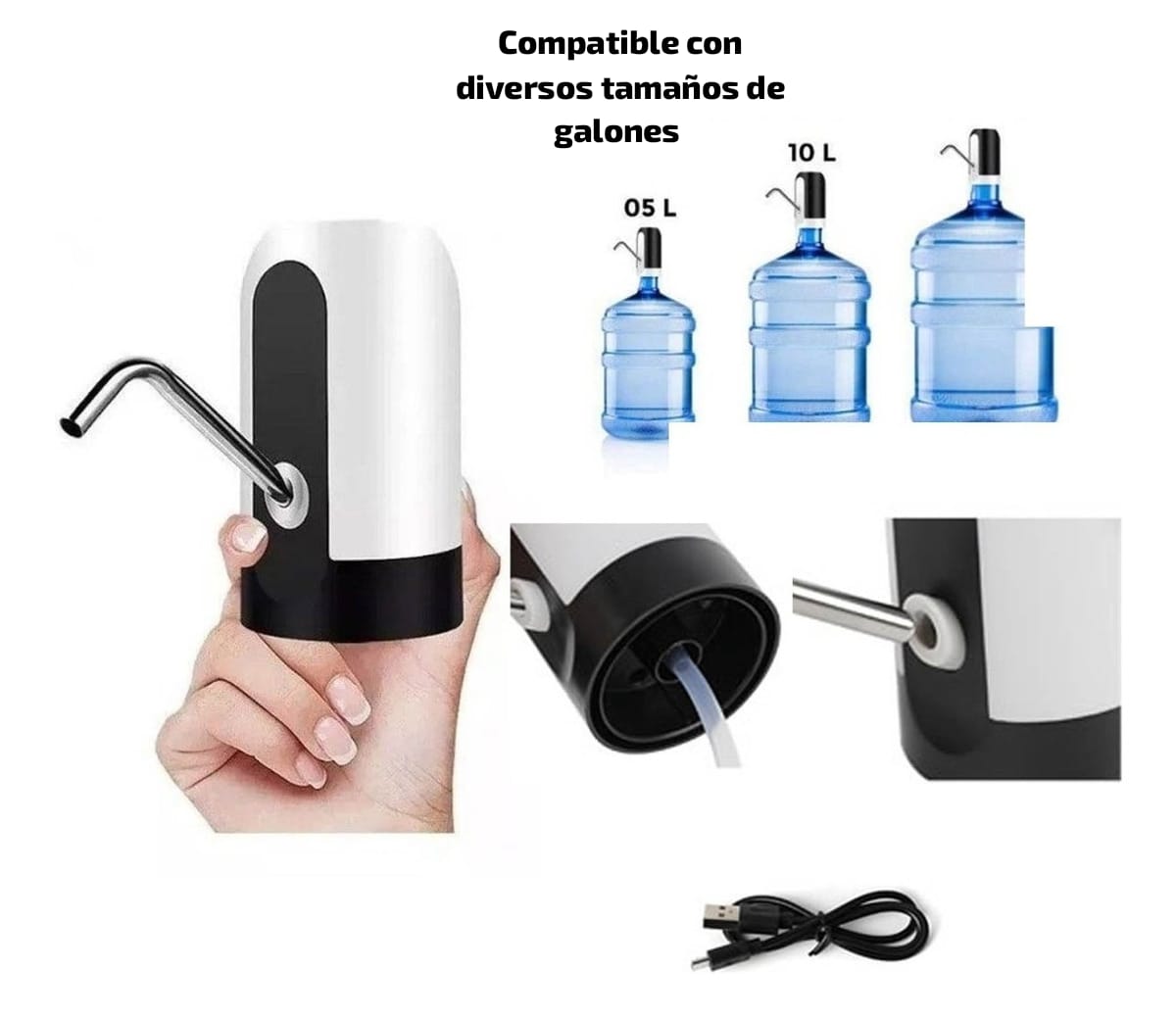 DISPENSADOR DE AGUA RECARGABLE