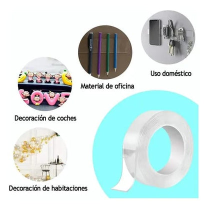 CINTA DOBLE CONTACTO 5 METROS