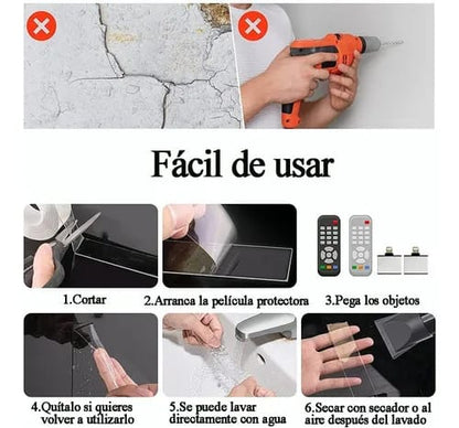 CINTA DOBLE CONTACTO 5 METROS