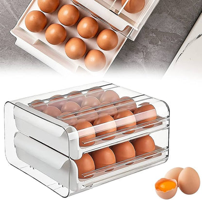 ORGANIZADOR DE HUEVOS CON TAPA