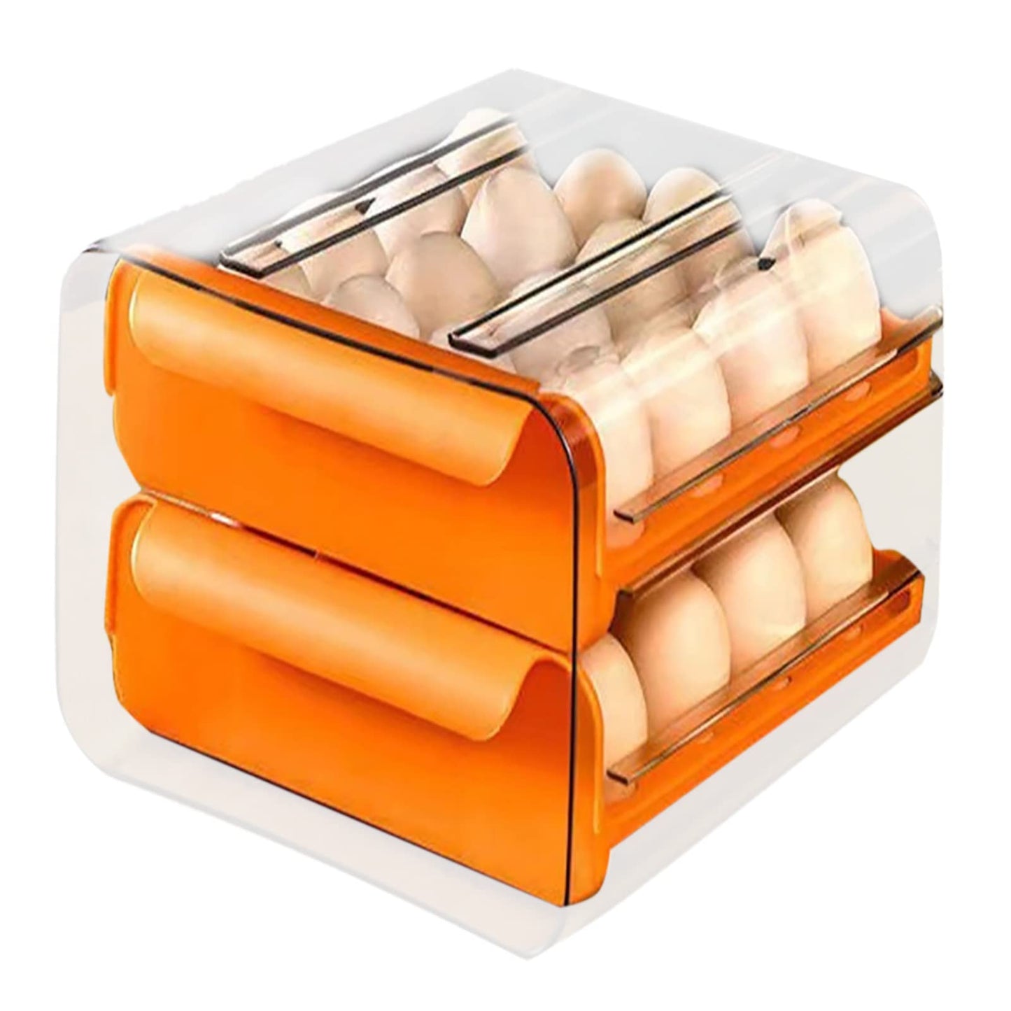 ORGANIZADOR DE HUEVOS CON TAPA