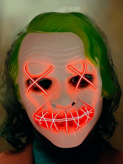 MÁSCARA JOKER CON LUZ LED