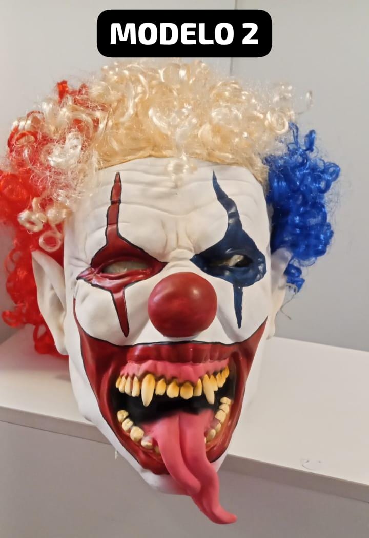 MÁSCARA DE PAYASO TERRORÍFICO HALLOWEEN