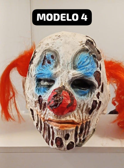 MÁSCARA DE PAYASO TERRORÍFICO HALLOWEEN