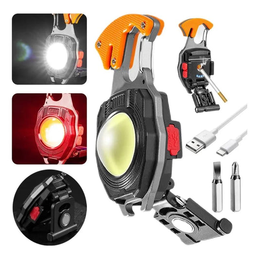 LLAVERO MULTIFUNCIONAL LED USB