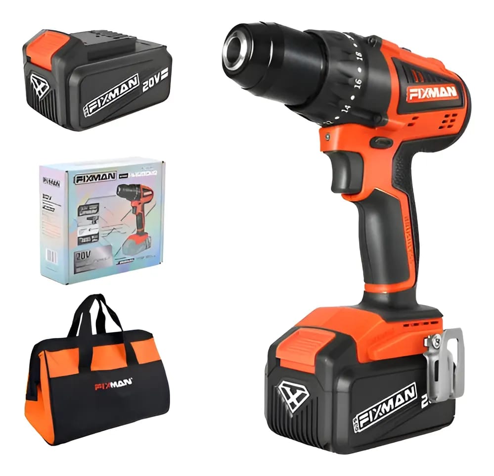 TALADRO DE IMPACTO SIN ESCOBILLAS E INALÁMBRICO DE 20 V