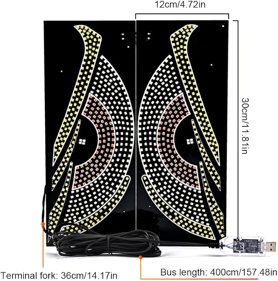 OJOS LED DECORATIVOS PARA VEHÍCULO