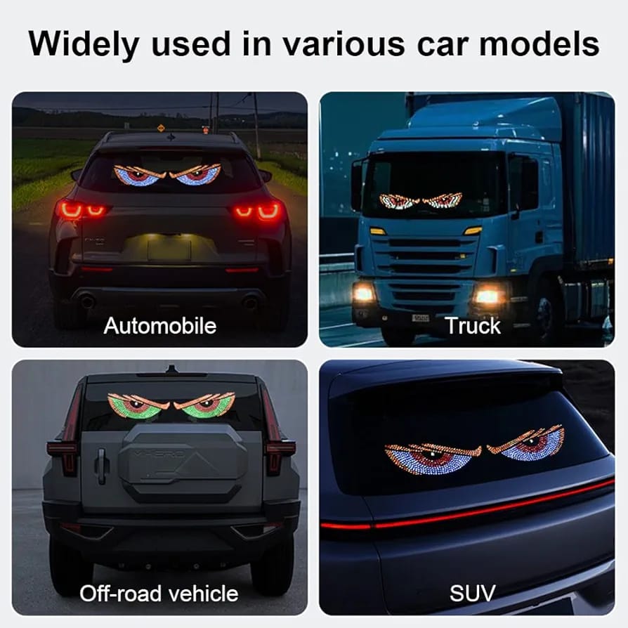 OJOS LED DECORATIVOS PARA VEHÍCULO
