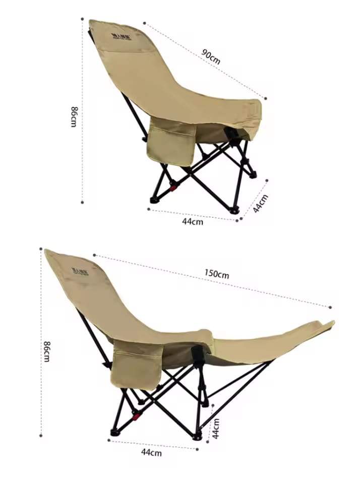 SILLA RECLINABLE PARA CAMPING PLEGABLE