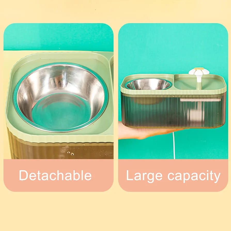 BEBEDERO DE MASCOTA CON DISPENSADOR