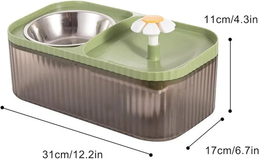 BEBEDERO DE MASCOTA CON DISPENSADOR