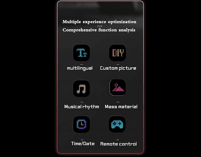 PANEL LED MATRIX PROGRAMABLE PARA AUTO