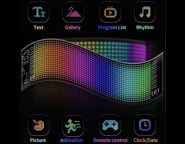 PANEL LED MATRIX PROGRAMABLE PARA AUTO