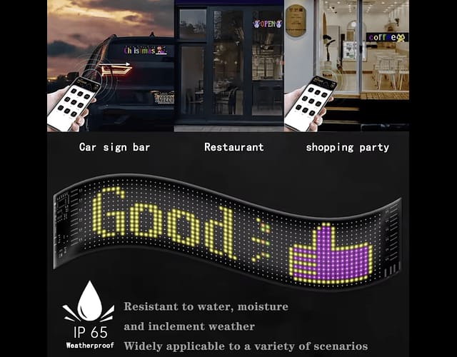 PANEL LED MATRIX PROGRAMABLE PARA AUTO