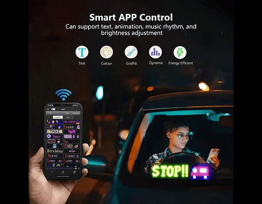 PANEL LED MATRIX PROGRAMABLE PARA AUTO