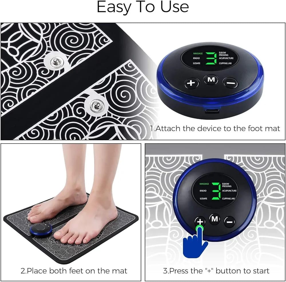 MASAJEADOR ELÉCTRICO DE PIES EMS