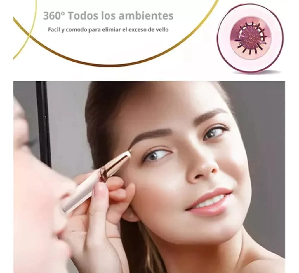 DEPILADOR ELÉCTRICO DE CEJAS Y ROSTRO