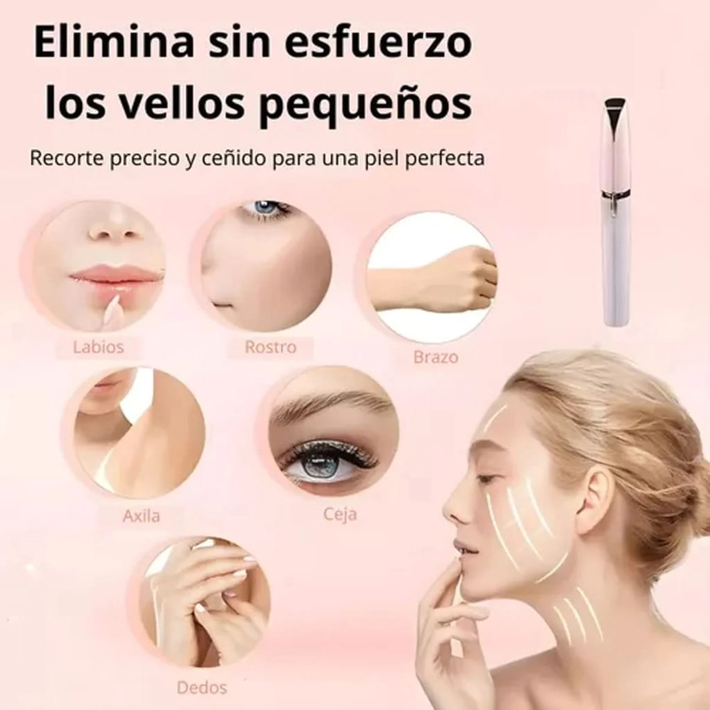 DEPILADOR ELÉCTRICO DE CEJAS Y ROSTRO