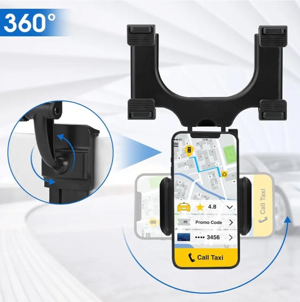 SOPORTE DE TELEFONO PARA RETROVISOR