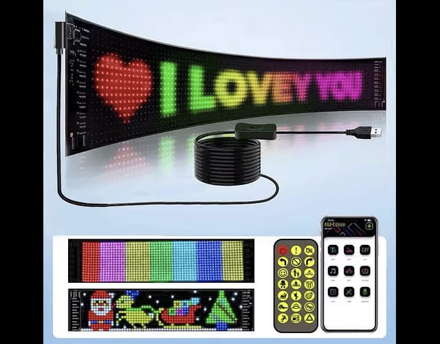 PANEL LED MATRIX PROGRAMABLE PARA AUTO