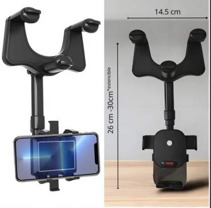 SOPORTE DE CELULAR PARA RETROVISOR – TOMATE