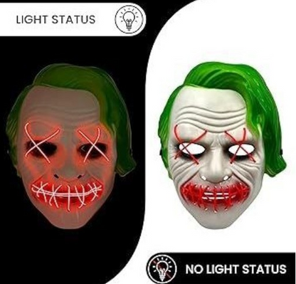 MÁSCARA JOKER CON LUZ LED
