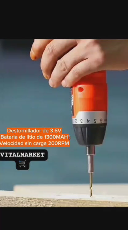 DESARMADOR INALAMBRICO DE 3.6V