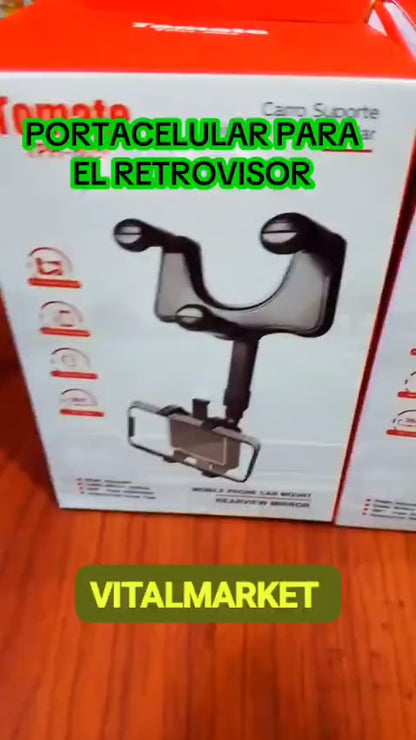 SOPORTE DE CELULAR PARA RETROVISOR – TOMATE